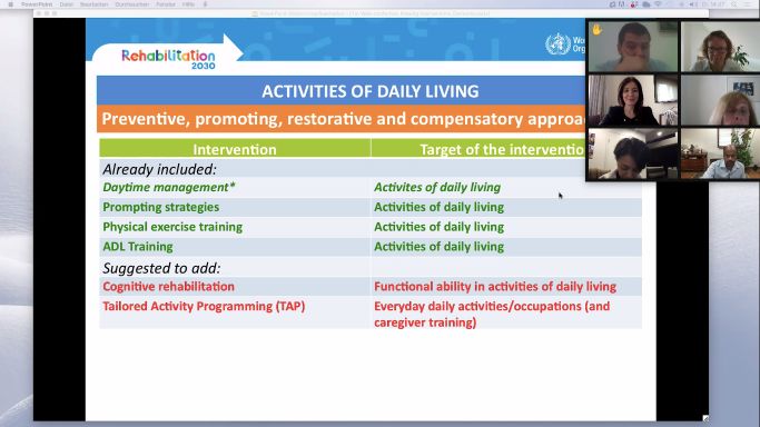 Geriatric Physiotherapy Association Meetings